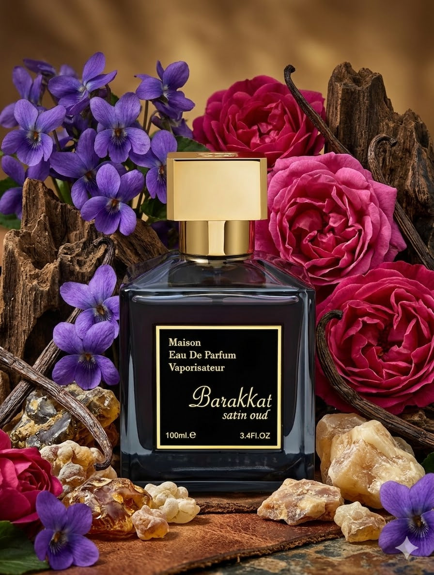 🎁 Bakkarat Satin Oud – Fragrance World (Free sample)