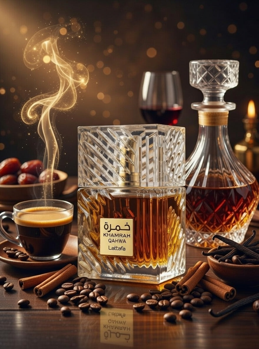 Lattafa Khamrah Qahwa Eau De Parfum 100ml Unisex Fragrance